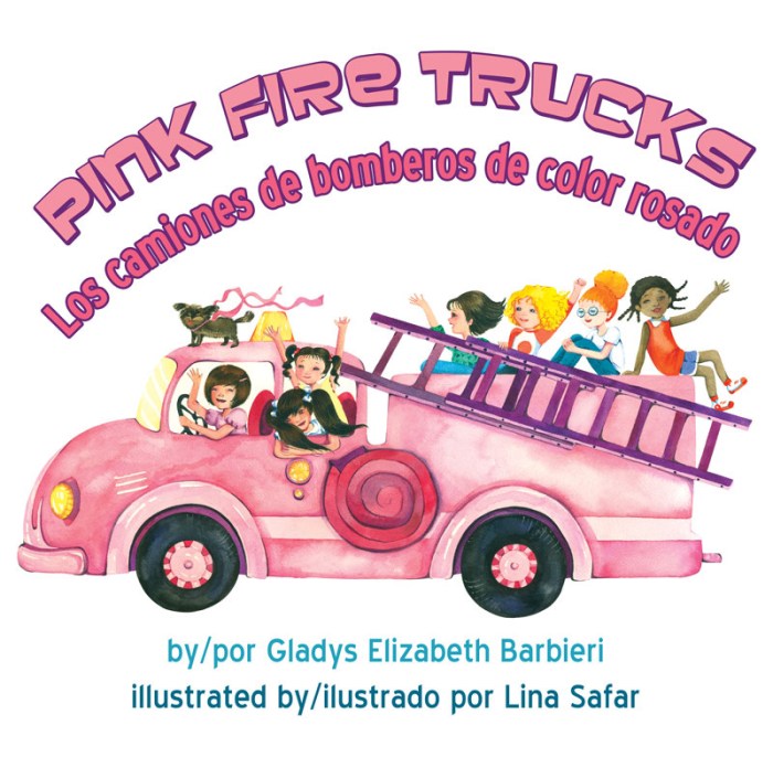 pink fire trucks